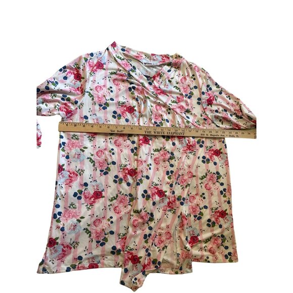 💖Floral Draped Cardigan Kimono By Doublju 2XL - Picture 5 of 7